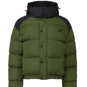 Perfect Moment Green and Black Ski Puffer Jacket